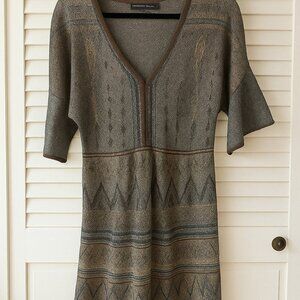 Peruvian Connection Pima Cotton Knit Tunic Medium !!